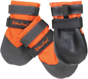 Ultra Paws Protective Dog Shoes in Orange